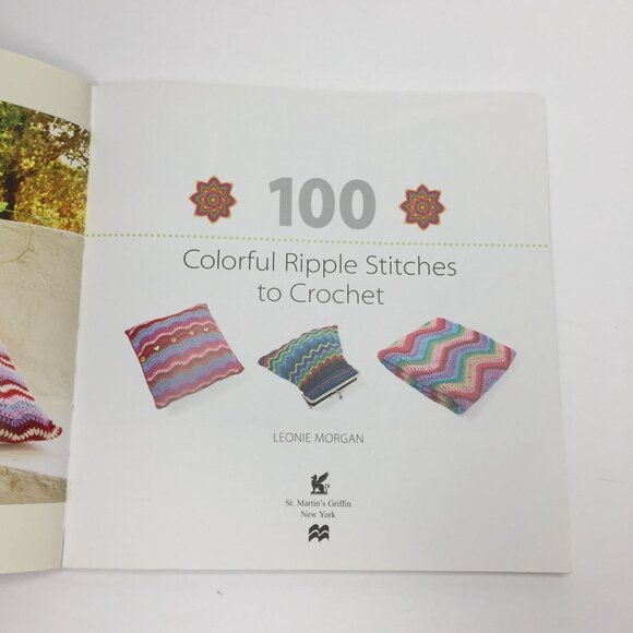 100 Colorful Ripple Stitches to Crochet Book Patterns Idea Designs Leonie Morgan - Picture 2 of 10